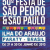 Banner da festa de São Pedro e São Paulo, em Paraty, RJ
