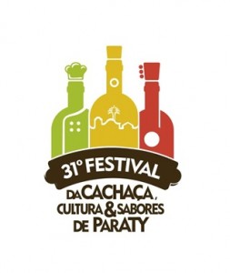 Festival da Cachaça de Paraty. Banner do evento