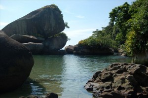 Piscina natural do Cachadaço, em Trindade, Paraty.