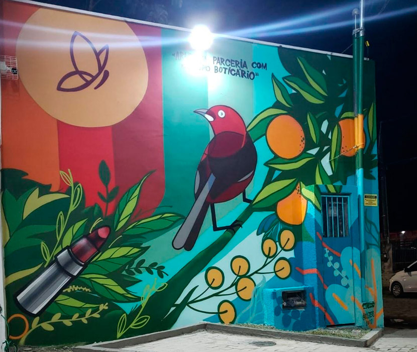 Drogarias Pacheco em Paraty - Grafite na loja