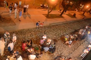 Curtindo Paraty à noite