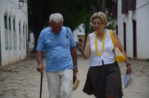 Entrevista com Diuner Mello nas ruas de Paraty 