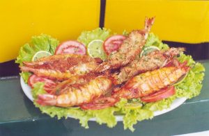 Camarão Casadinho – prato típico de Paraty