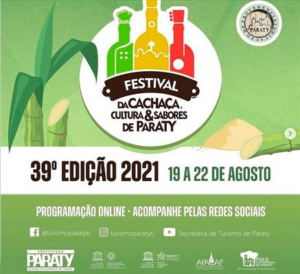 Festival da Cachaça Cultura e Sabores de Paraty 2021