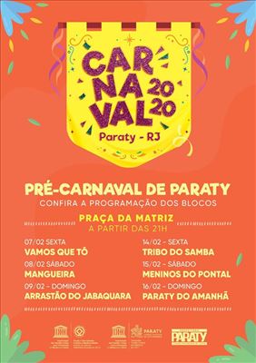 Pré-carnaval 2020 em Paraty