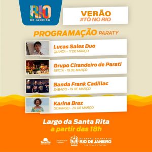projeto Verão Tô no Rio em Paraty