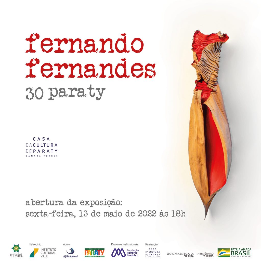Exposição de Fernando Fernandes na Casa da Cultura de Paraty