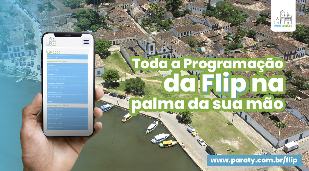 Programação da Flip na palma de sua mão - paraty.com.br