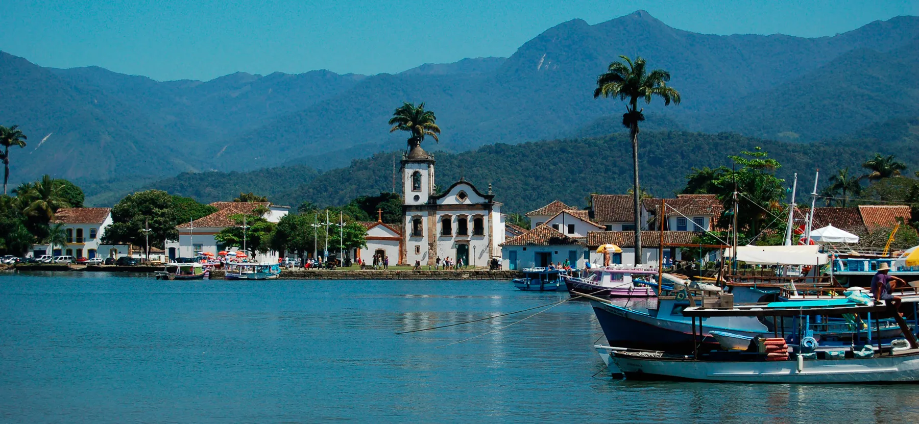 Vista da cidade de Paraty - RJ