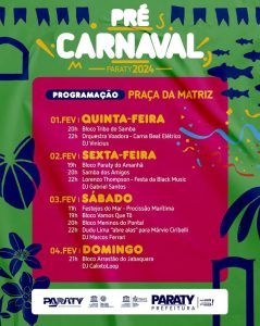 Pré-Carnaval Paraty 2024