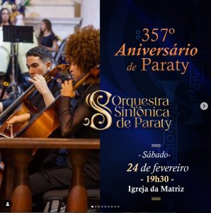 Concerto da Orquestra Sinfônica de Paraty pelo aniversário da cidade