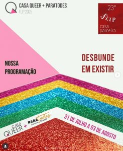 Casa Queer e Paratodes na Flip 2025
