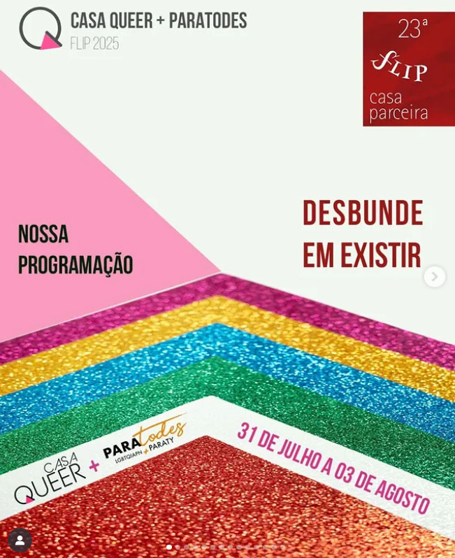Casa Queer e Paratodes na Flip 2025