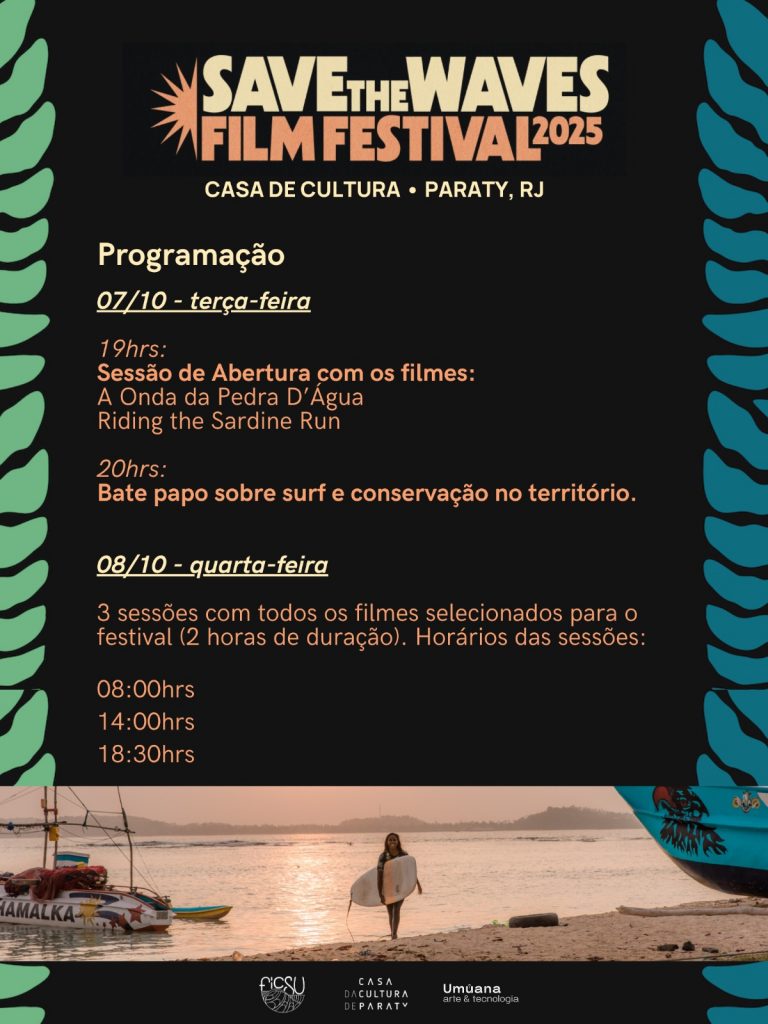 Save the Waves Film Festival em Paraty