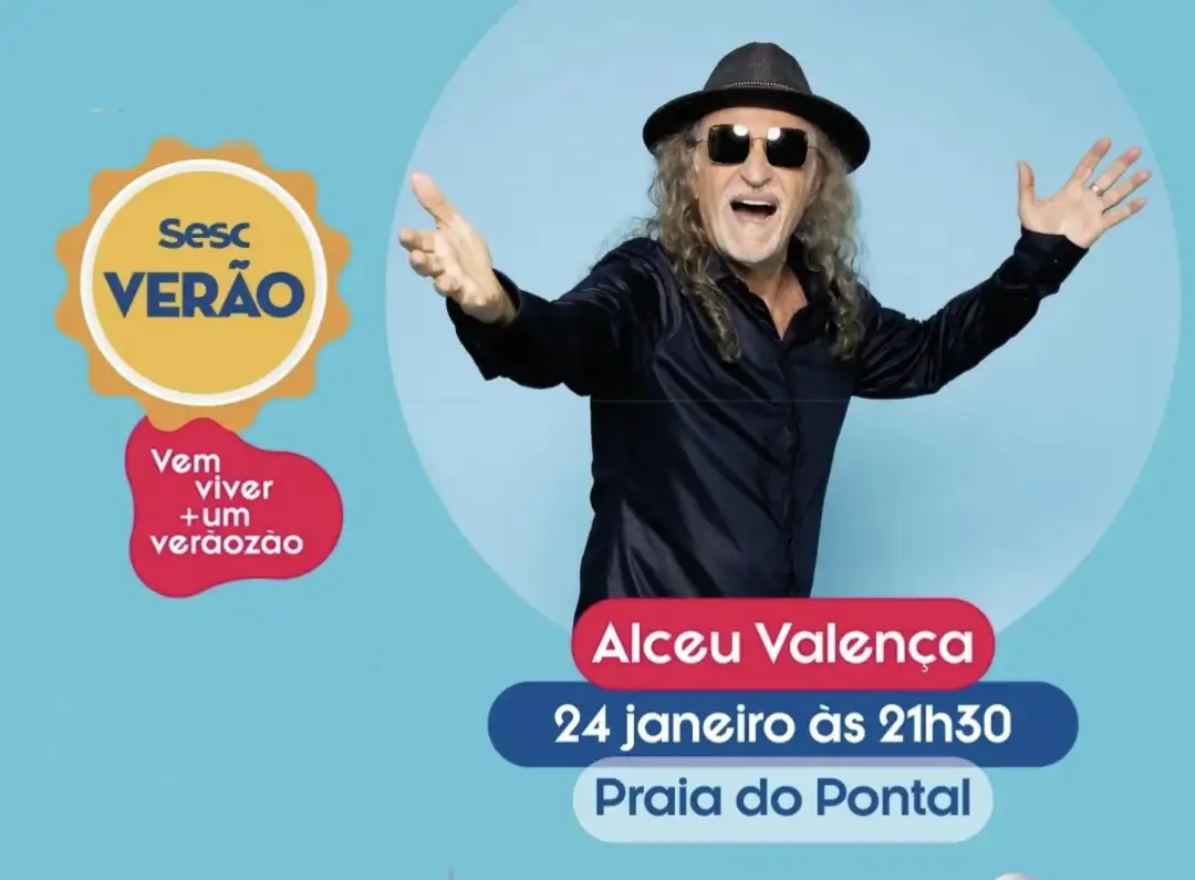 Show de Alceu Valença em Paraty - Sesc Verão 2026