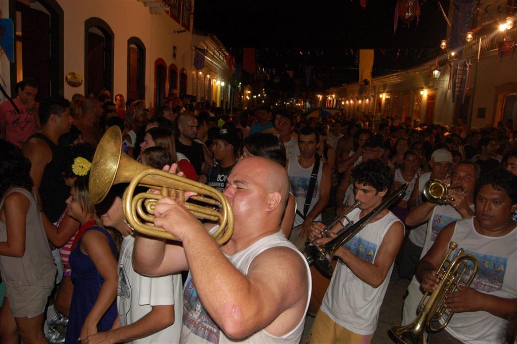 Banda Santa Cecília no carnaval de Paraty