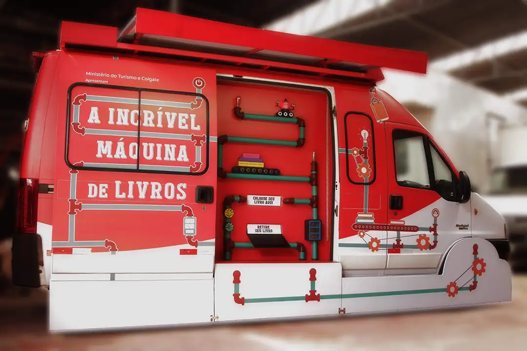 A Incrível Máquina de Livros - crédito Acervo Infinito Cultural