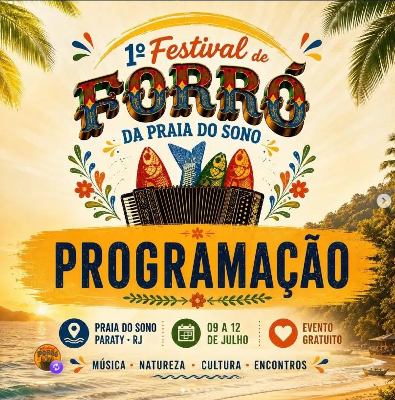 festival do forró Praia do Sono