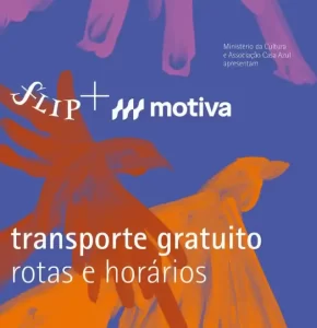 Transporte gratuito na Flip - Parceria com Motiva